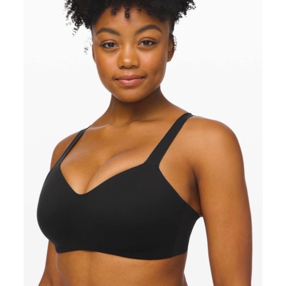 Seamless Black Bra